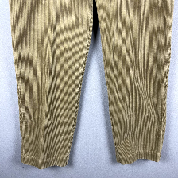 VTG Polo Ralph Lauren Corduroy Philip Pant Mens 35x32 Beige 90s Preppy NEW - Picture 3 of 13